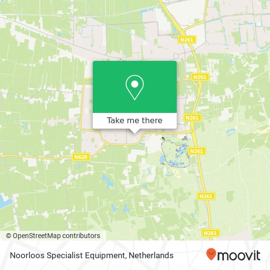 Noorloos Specialist Equipment kaart