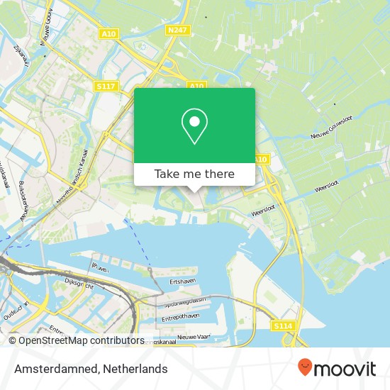 Amsterdamned kaart