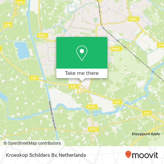 Kroeskop Schilders Bv kaart