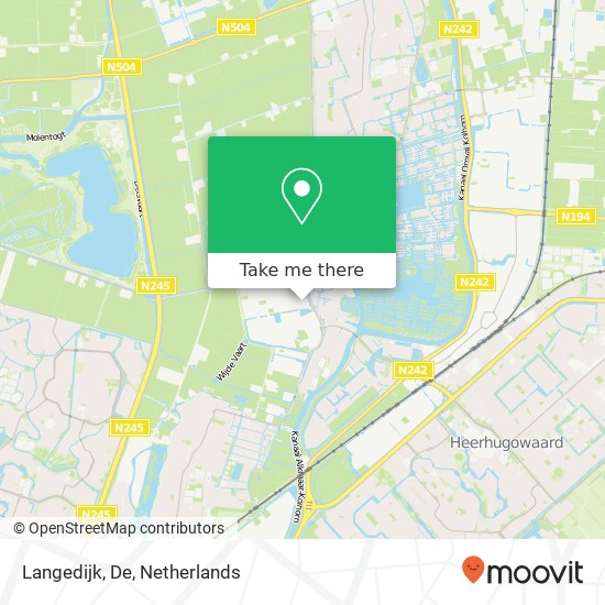 Langedijk, De kaart