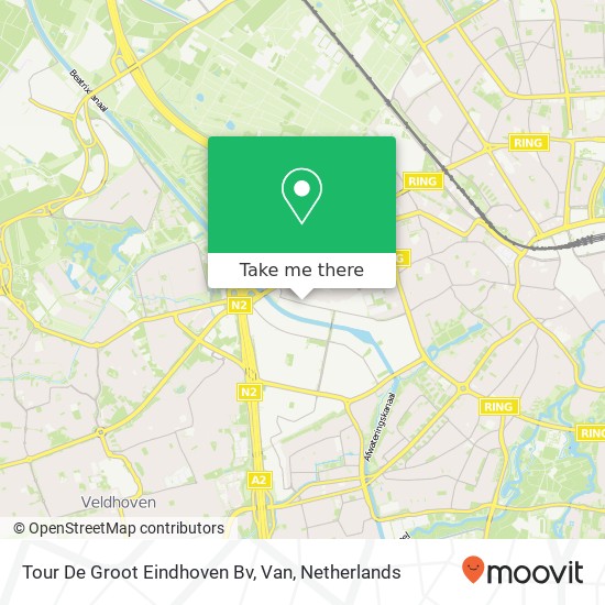 Tour De Groot Eindhoven Bv, Van kaart