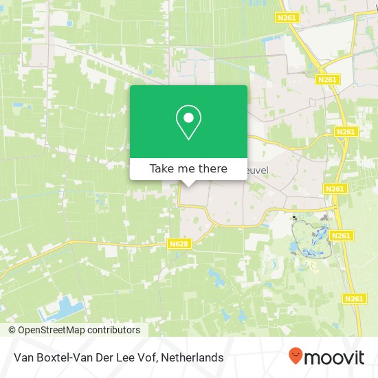 Van Boxtel-Van Der Lee Vof kaart