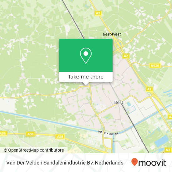 Van Der Velden Sandalenindustrie Bv kaart