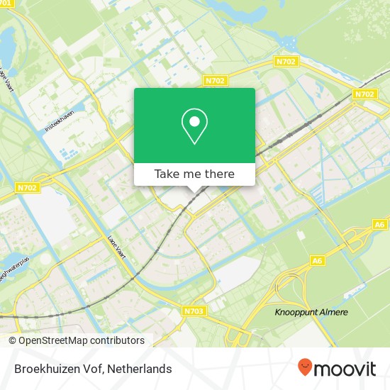 Broekhuizen Vof kaart