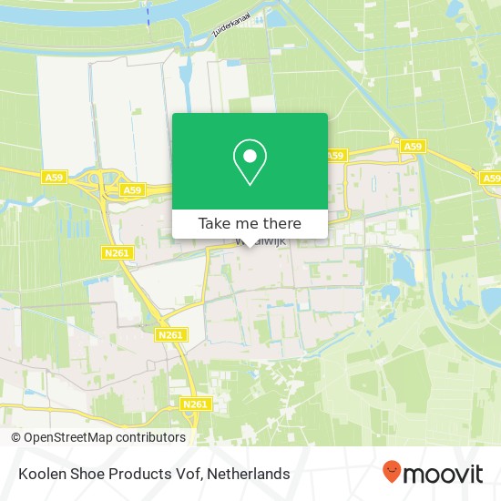 Koolen Shoe Products Vof kaart