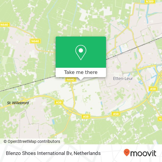 Blenzo Shoes International Bv kaart