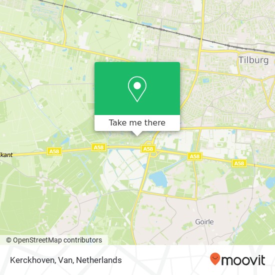 Kerckhoven, Van kaart