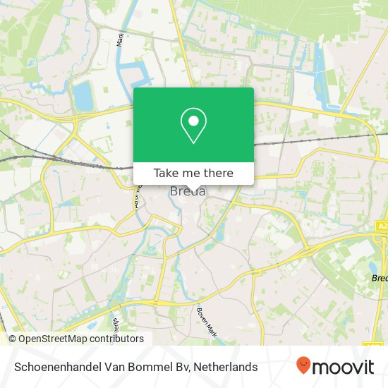 Schoenenhandel Van Bommel Bv kaart