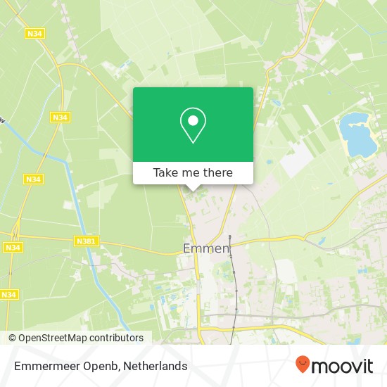 Emmermeer Openb kaart