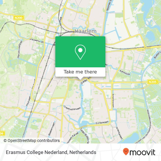 Erasmus College Nederland kaart