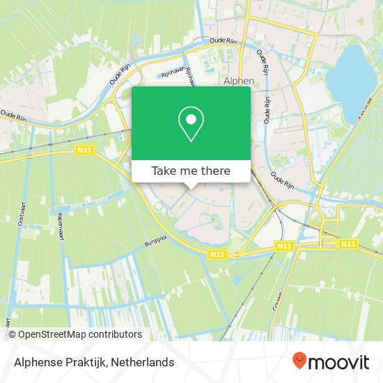 Alphense Praktijk kaart