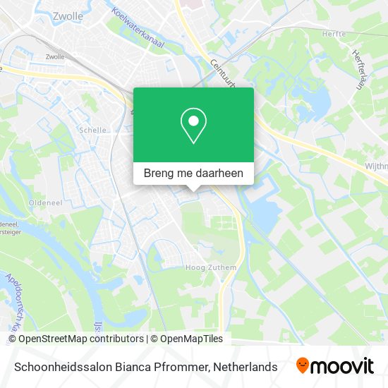 Schoonheidssalon Bianca Pfrommer kaart