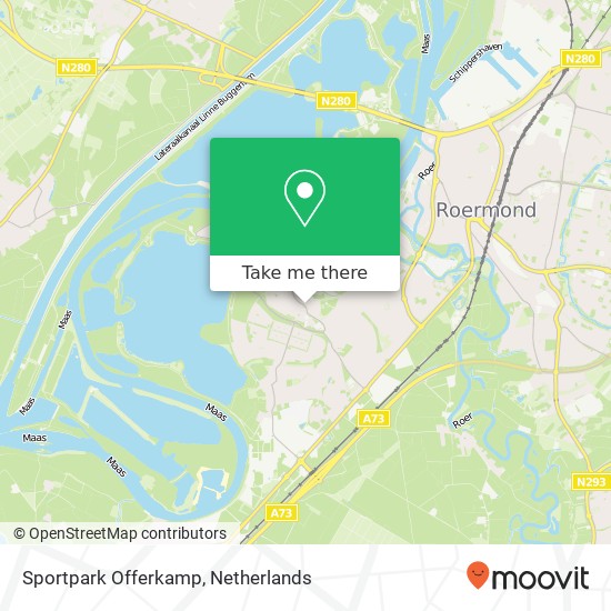 Sportpark Offerkamp kaart