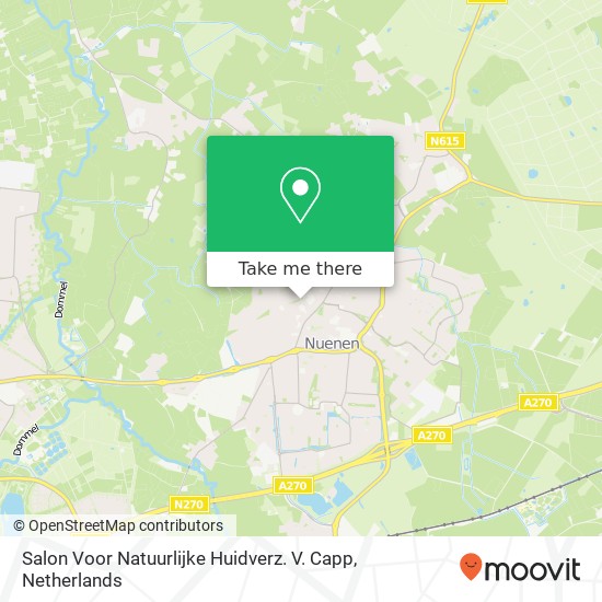 Salon Voor Natuurlijke Huidverz. V. Capp kaart