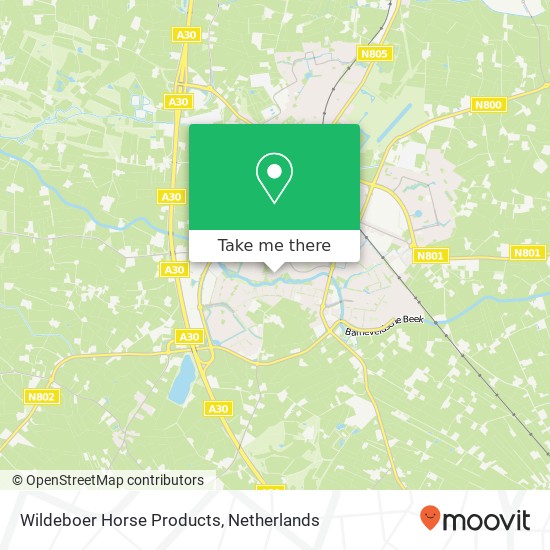 Wildeboer Horse Products kaart