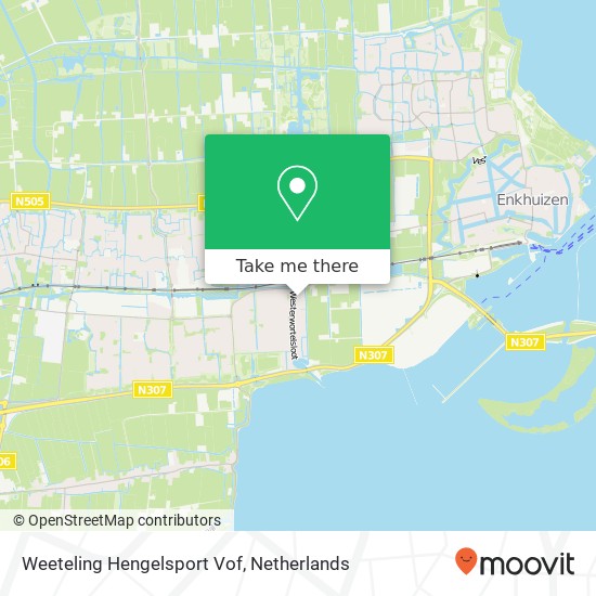 Weeteling Hengelsport Vof kaart