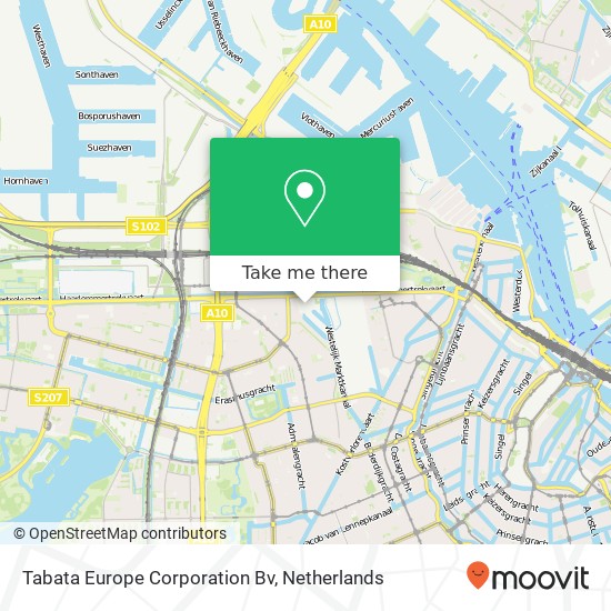 Tabata Europe Corporation Bv kaart