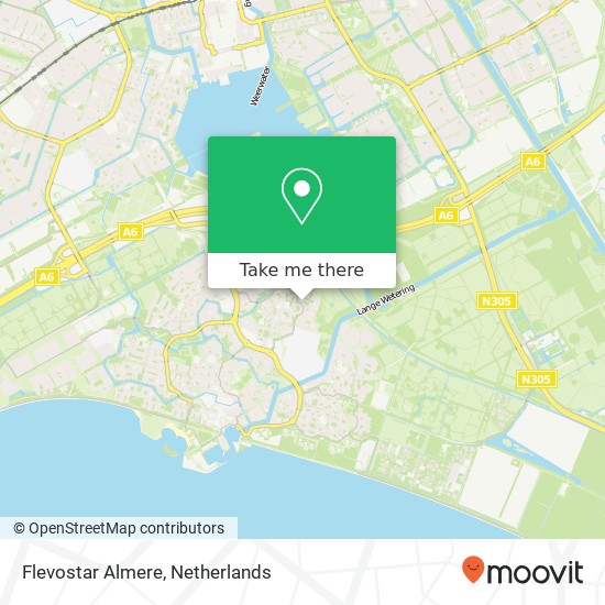 Flevostar Almere kaart