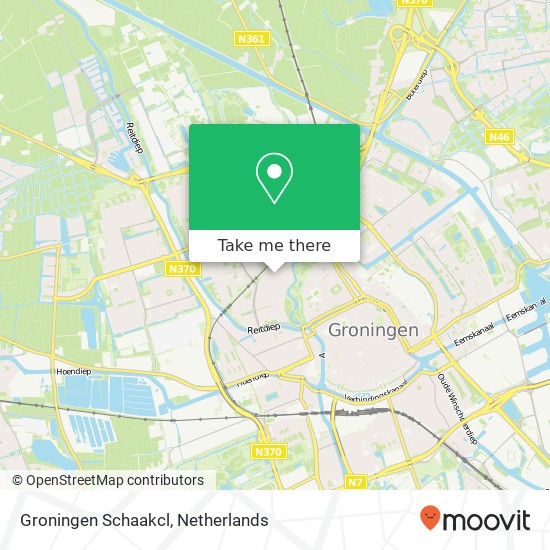 Groningen Schaakcl kaart