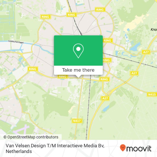 Van Velsen Design T / M Interactieve Media Bv kaart