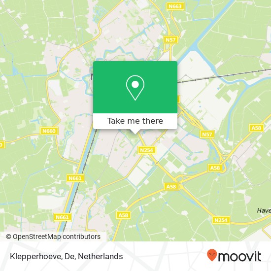 Klepperhoeve, De kaart