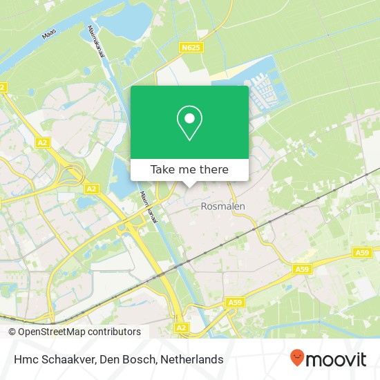 Hmc Schaakver, Den Bosch kaart