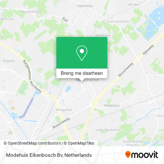 Modehuis Eikenbosch Bv kaart