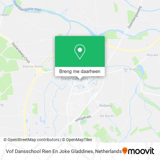 Vof Dansschool Rien En Joke Gladdines kaart