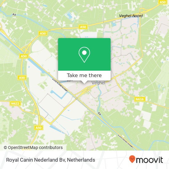 Royal Canin Nederland Bv kaart