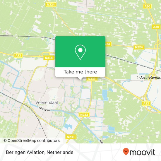 Beringen Aviation kaart