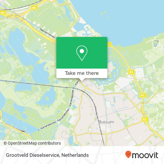 Grootveld Dieselservice kaart