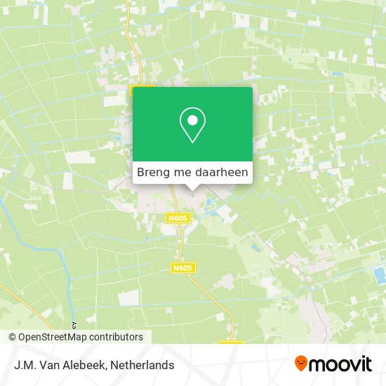 J.M. Van Alebeek kaart