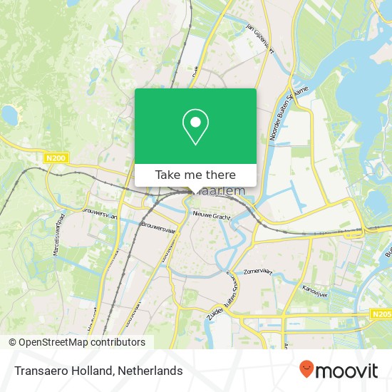 Transaero Holland kaart