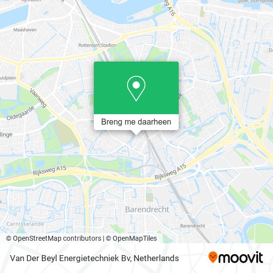 Van Der Beyl Energietechniek Bv kaart