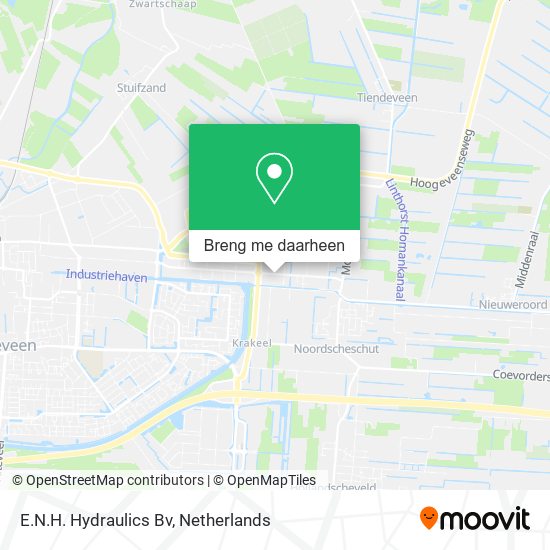 E.N.H. Hydraulics Bv kaart