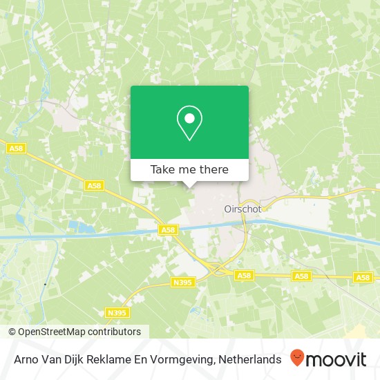 Arno Van Dijk Reklame En Vormgeving kaart