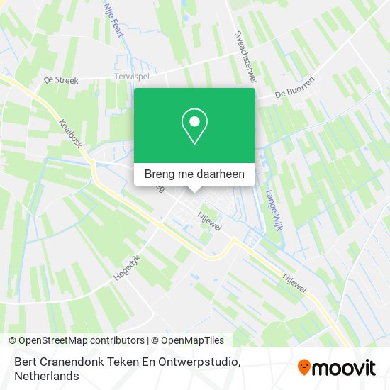 Bert Cranendonk Teken En Ontwerpstudio kaart