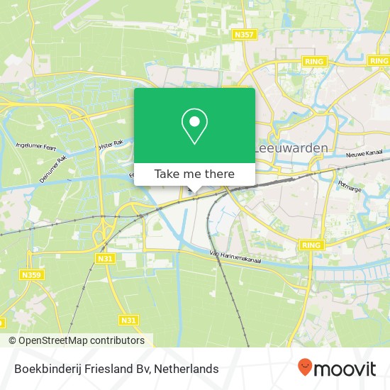 Boekbinderij Friesland Bv kaart