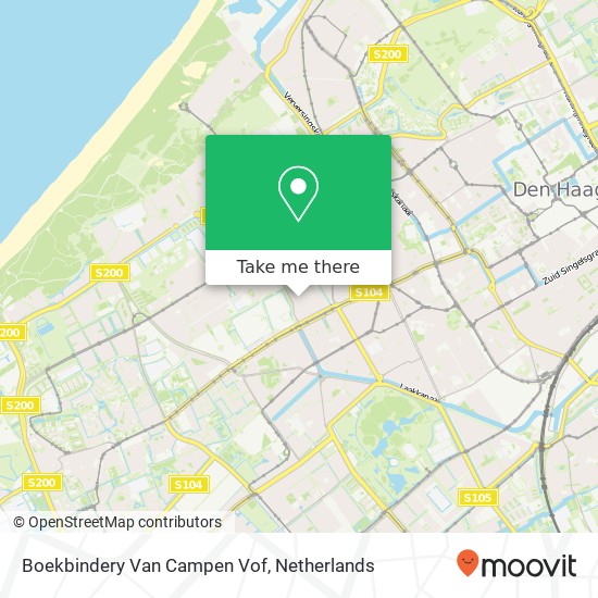 Boekbindery Van Campen Vof kaart