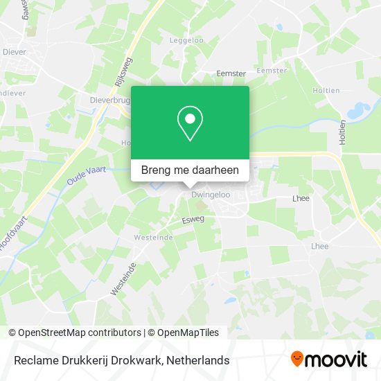 Reclame Drukkerij Drokwark kaart