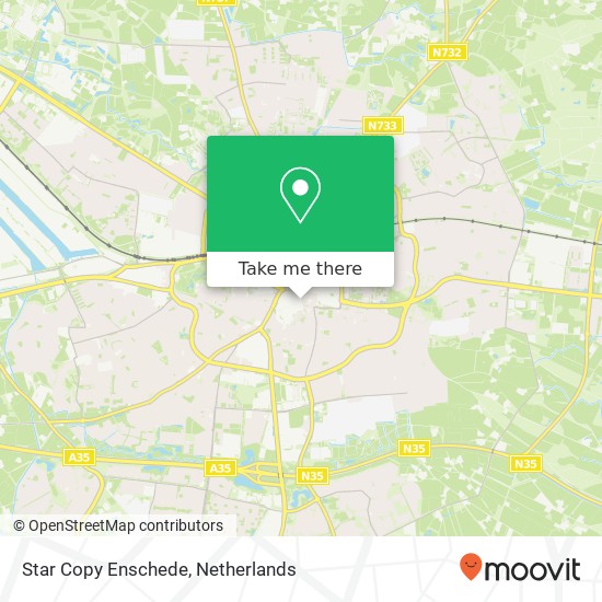 Star Copy Enschede kaart