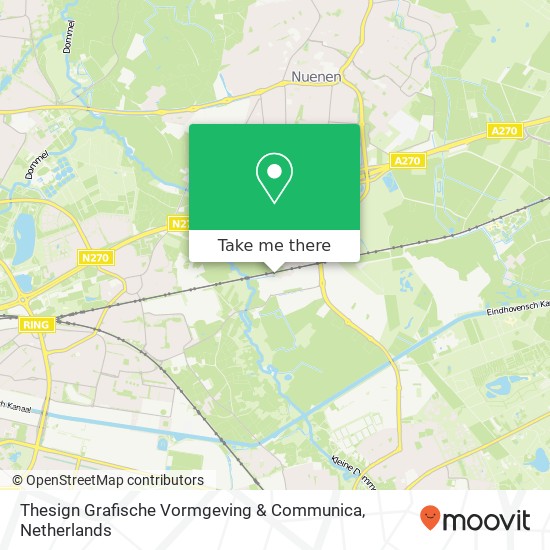 Thesign Grafische Vormgeving & Communica kaart
