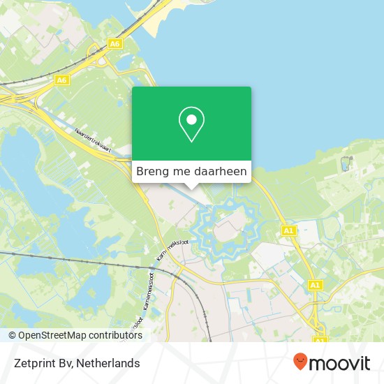 Zetprint Bv kaart