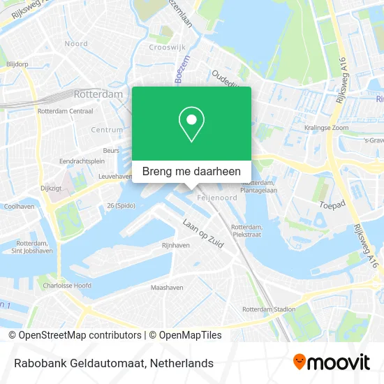 Rabobank Geldautomaat kaart