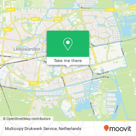 Multicopy Drukwerk Service kaart