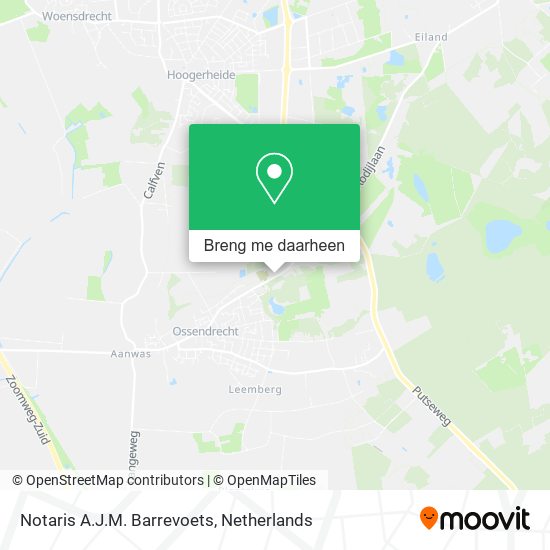 Notaris A.J.M. Barrevoets kaart