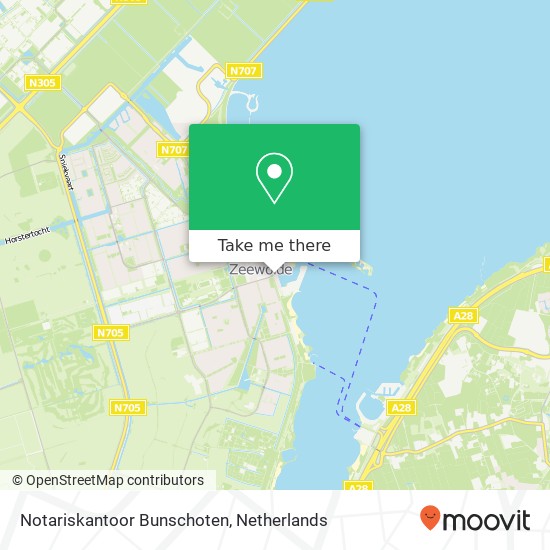 Notariskantoor Bunschoten kaart