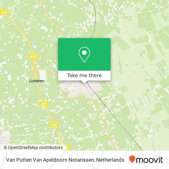 Van Putten Van Apeldoorn Notarissen kaart