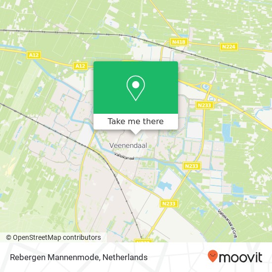 Rebergen Mannenmode kaart