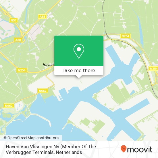 Haven Van Vlissingen Nv kaart